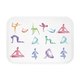 image-Yoga Sanctuary Zen Bath Mat Home Accents