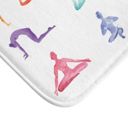 image-Yoga Sanctuary Zen Bath Mat Home Accents