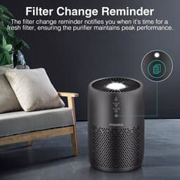 image-Air Purifier for Home Large Room H13 HEPA Filter Air Cleaner