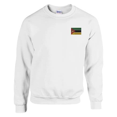 image-Sweat-shirt Drapeau du Mozambique en broderie