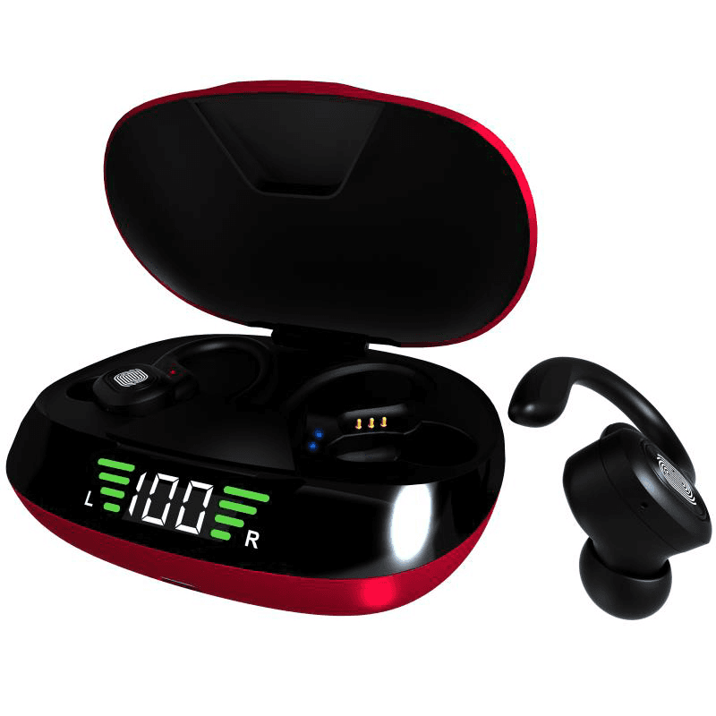 image-LED Display TWS Sport Bluetooth V5.0 Headset For Iphone Huawei
