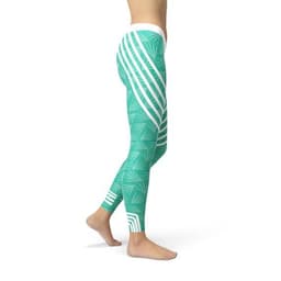 image-Turquoise Sports Leggings