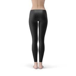 image-Womens Black Carbon Fiber Leggings