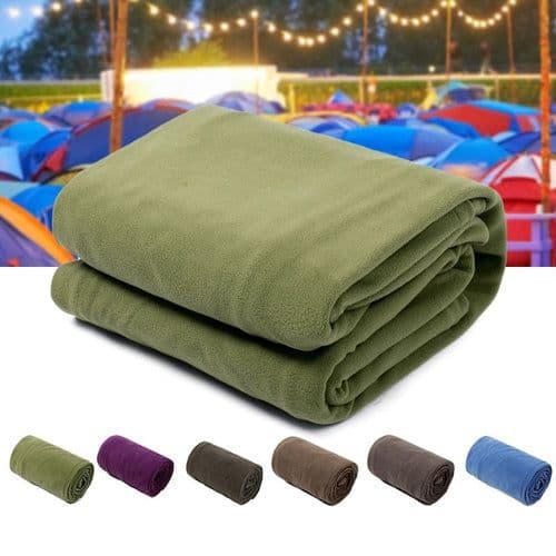 image-Lightweight Polar Fleece Camping Sleeping Bag