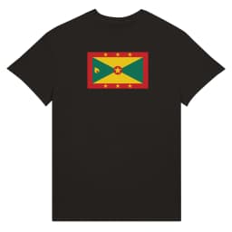 image-Drapeau de la Grenade - T-shirt unisexe ras du cou en coton ultra |