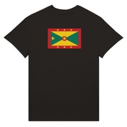 image-Drapeau de la Grenade - T-shirt unisexe ras du cou en coton ultra |