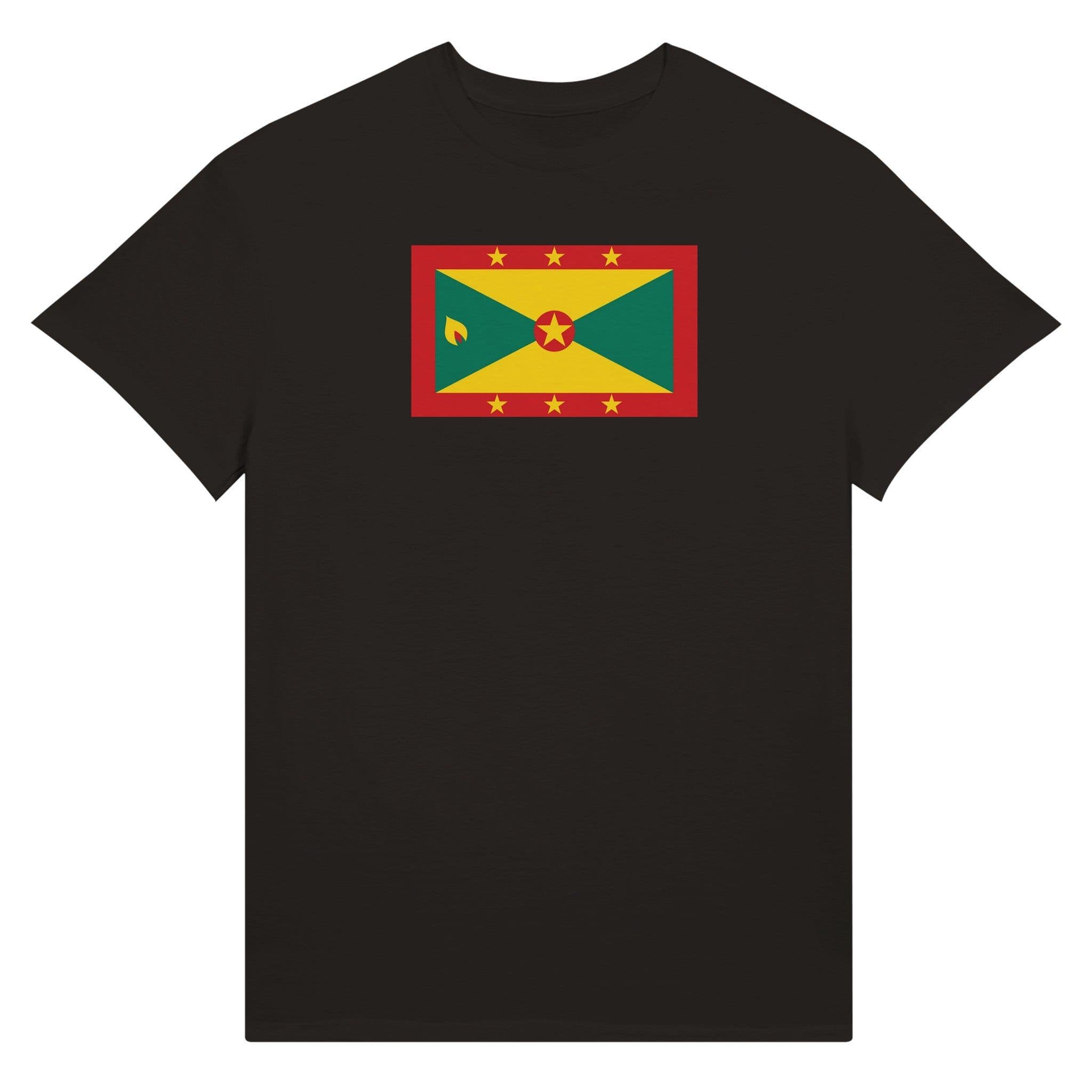 image-Drapeau de la Grenade - T-shirt unisexe ras du cou en coton ultra |