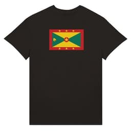 image-Drapeau de la Grenade - T-shirt unisexe ras du cou en coton ultra |