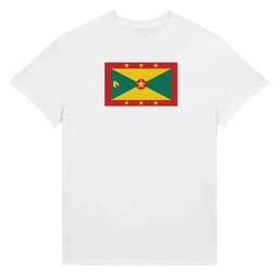 image-Drapeau de la Grenade - T-shirt unisexe ras du cou en coton ultra |