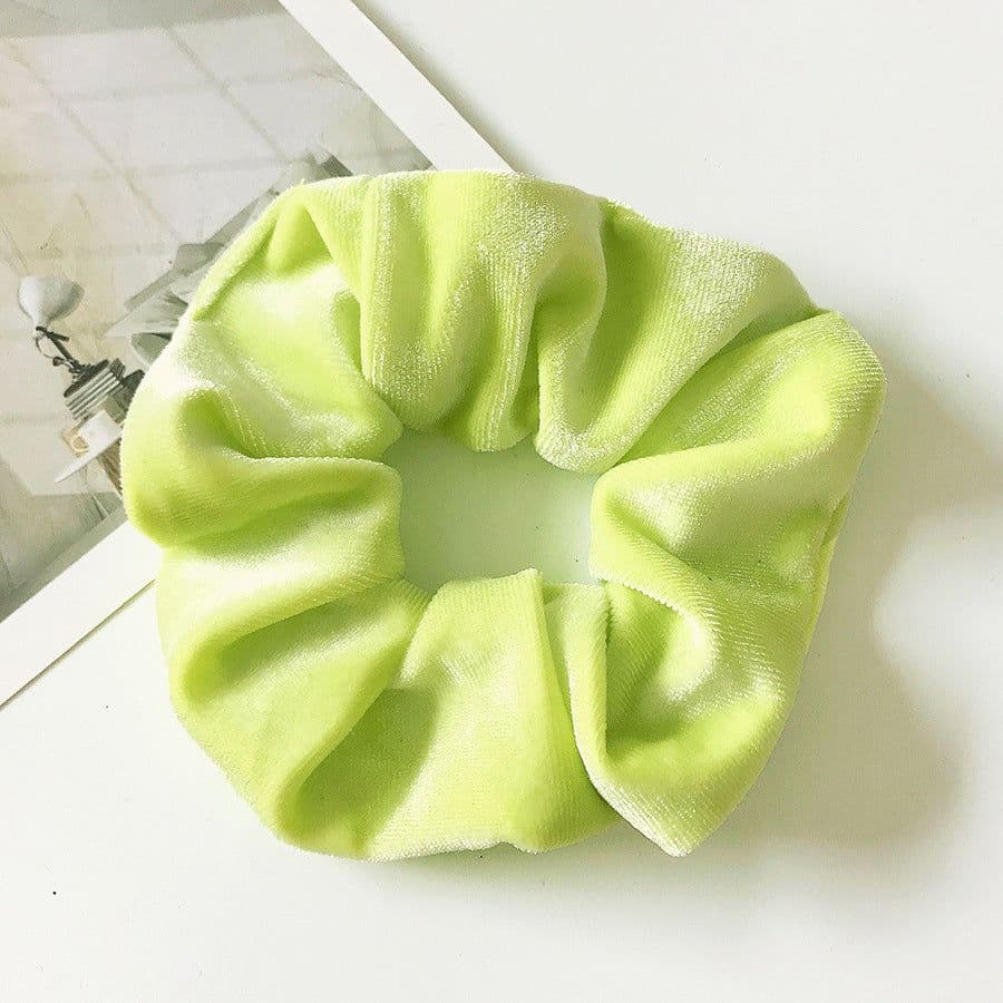 image-Flannel Hair Tie Hair Rope Amazon Velvet Fashion Ponytail Hair Accessories
