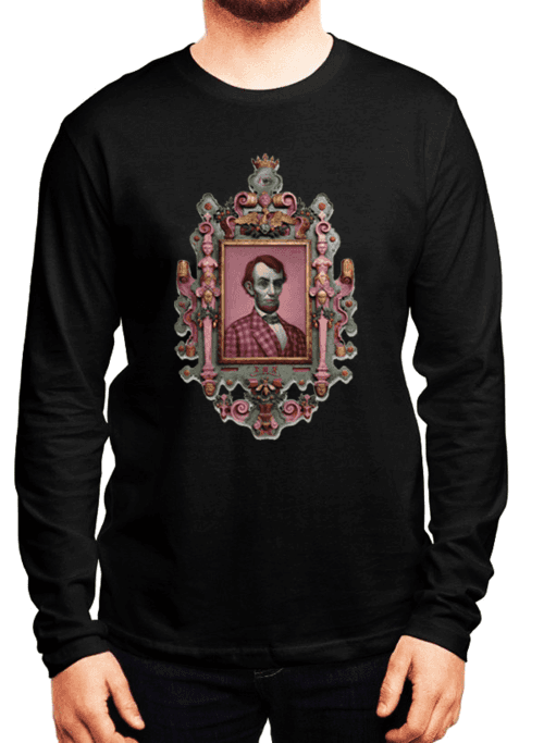 image-Abraham Lincoln Portrait Full Sleeves T-shirt