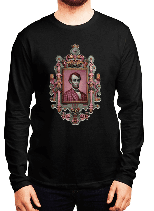image-Abraham Lincoln Portrait Full Sleeves T-shirt