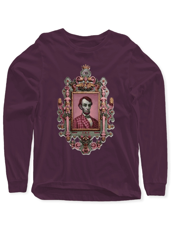 image-Abraham Lincoln Portrait Full Sleeves T-shirt