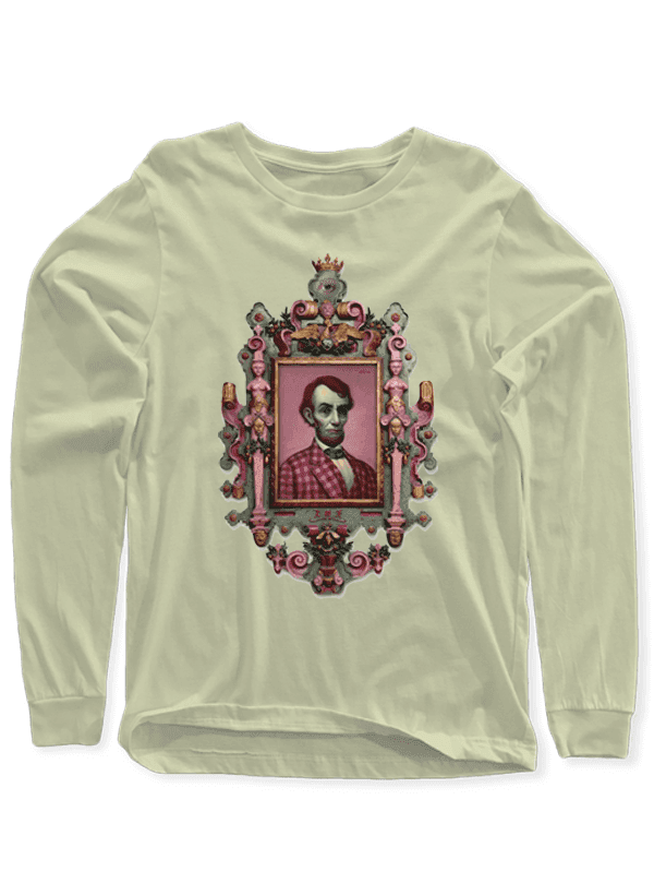 image-Abraham Lincoln Portrait Full Sleeves T-shirt