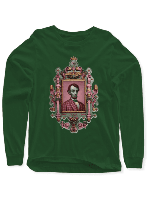 image-Abraham Lincoln Portrait Full Sleeves T-shirt