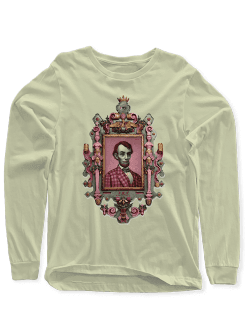 image-Abraham Lincoln Portrait Full Sleeves T-shirt