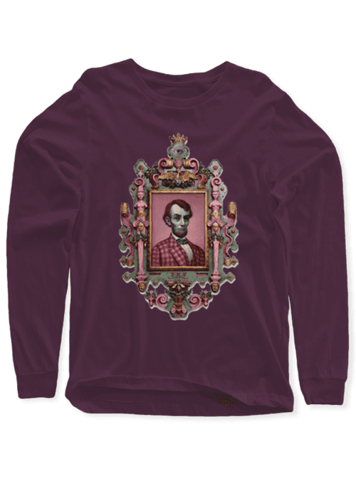 image-Abraham Lincoln Portrait Full Sleeves T-shirt