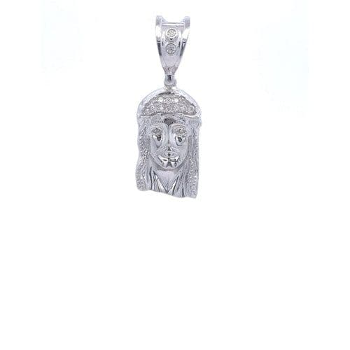 image-ALAREALIS 0.12 CTW 925 CZ MOISSANITE RHODIUM PENDANT I 996231