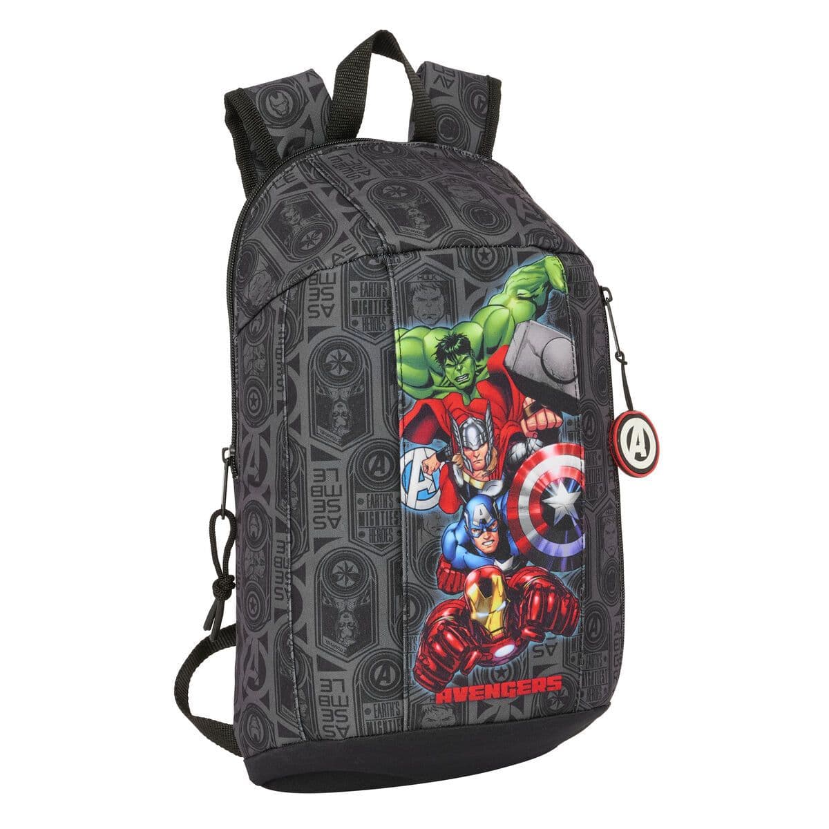 image-Casual Backpack The Avengers Vendetta Black 22 x 39 x 10 cm