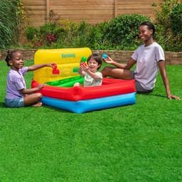 image-Bestway Inflatable Kids Pool with Balls 104x94x61 cm +2 Years Garden 52546