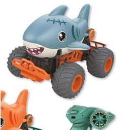 image-Remote-Controlled Car Blue Orange 23 x 16 x 18 cm Shark