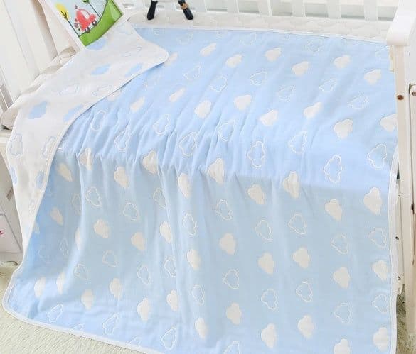 image-110 * 110cm baby bath towel cover blanket gauze children quilt quality baby children pure cotton 6 six layer gauze bath towel