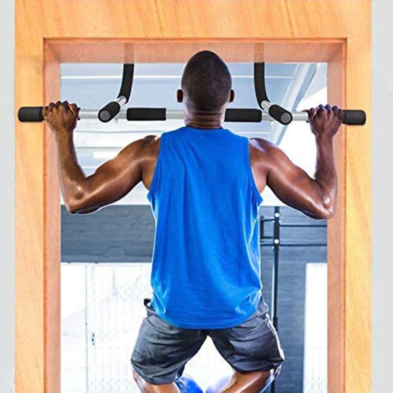 image-Indoor Fitness Equipment Door Frame Generation Horizontal Bar Door Single And Double Poles Pull-up Device