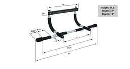 image-Indoor Fitness Equipment Door Frame Generation Horizontal Bar Door Single And Double Poles Pull-up Device