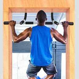 image-Indoor Fitness Equipment Door Frame Generation Horizontal Bar Door Single And Double Poles Pull-up Device