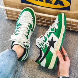 image-Men's Colorblock Sneakers Low-top Casual Board Shoes