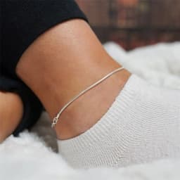 image-Stainless Steel Anklets Adjustable