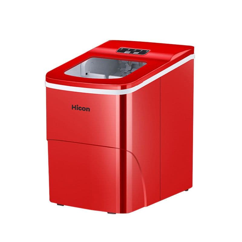 image-Ice Maker Commercial 15KG Household Small Dormitory Students Smart Wifi Automatic Round Ice Cube Maker