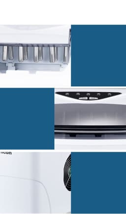 image-Ice Maker Commercial 15KG Household Small Dormitory Students Smart Wifi Automatic Round Ice Cube Maker