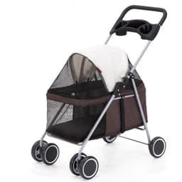 image-Pet Stroller Lightweight Folding Pet Cat Dog Rabbit Easy Installation Trolley