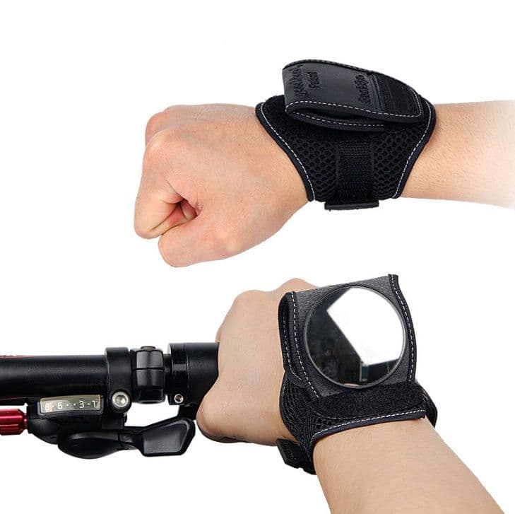 image-GOOD HAND Bicycle Mirror WEST BIKE Bicycle Rear Mirror Arm Strap Rear View Rearview Mirror Bicycle Bike Bicycle Accessories Mirrors