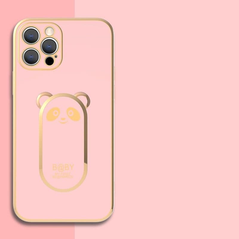 image-Panda Magnetic Ring Holder Phone Case Cover