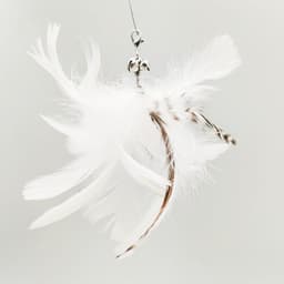 image-Steel Wire Feather Funny Cat Stick Long Rod