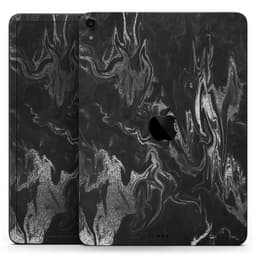 image-Black & Silver Marble Swirl V1 - Full Body Skin Decal for the Apple