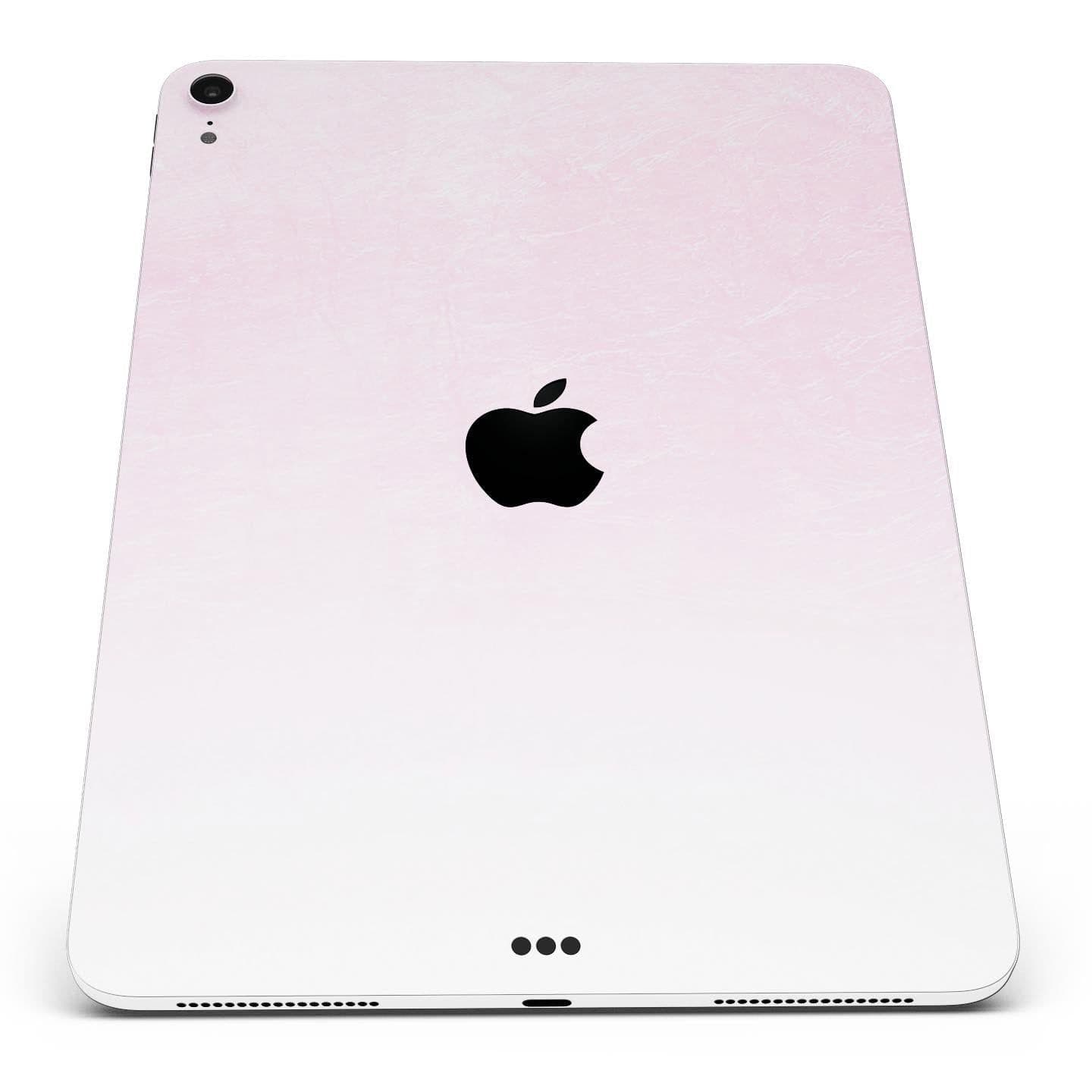 image-Hot Pink Fade to White - Full Body Skin Decal for the Apple iPad Pro