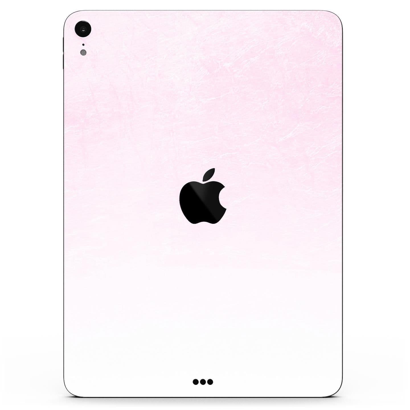 image-Hot Pink Fade to White - Full Body Skin Decal for the Apple iPad Pro