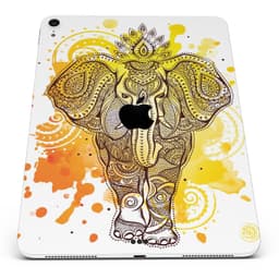 image-Bright Orange Ethnic Elephant - Full Body Skin Decal for the Apple