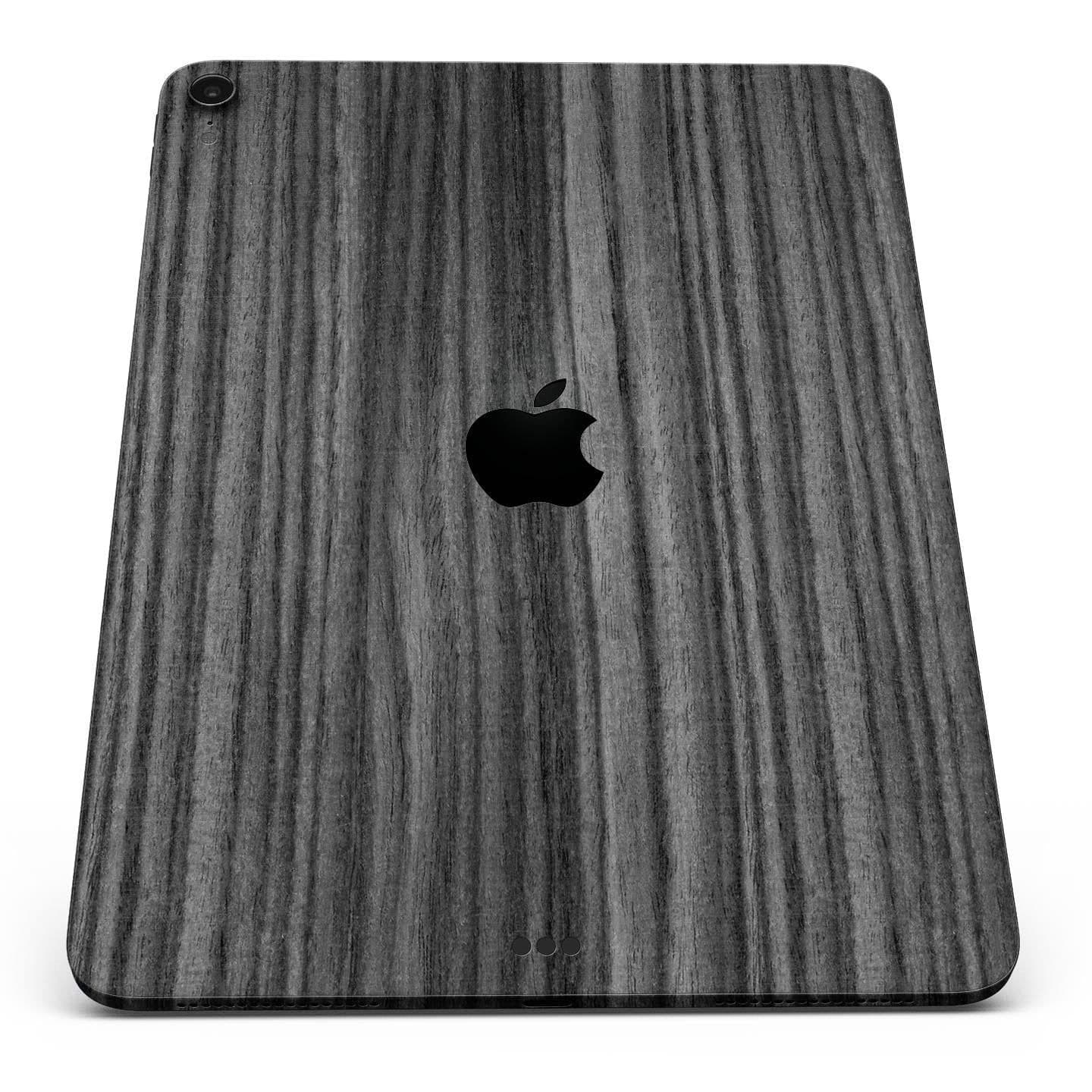image-Dark Ebony Woodgrain - Full Body Skin Decal for the Apple iPad Pro
