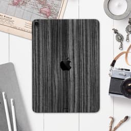 image-Dark Ebony Woodgrain - Full Body Skin Decal for the Apple iPad Pro