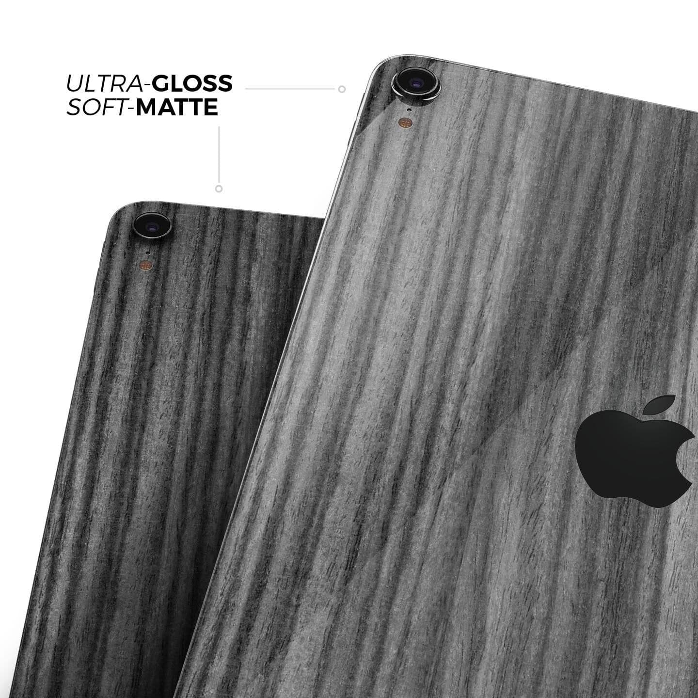 image-Dark Ebony Woodgrain - Full Body Skin Decal for the Apple iPad Pro