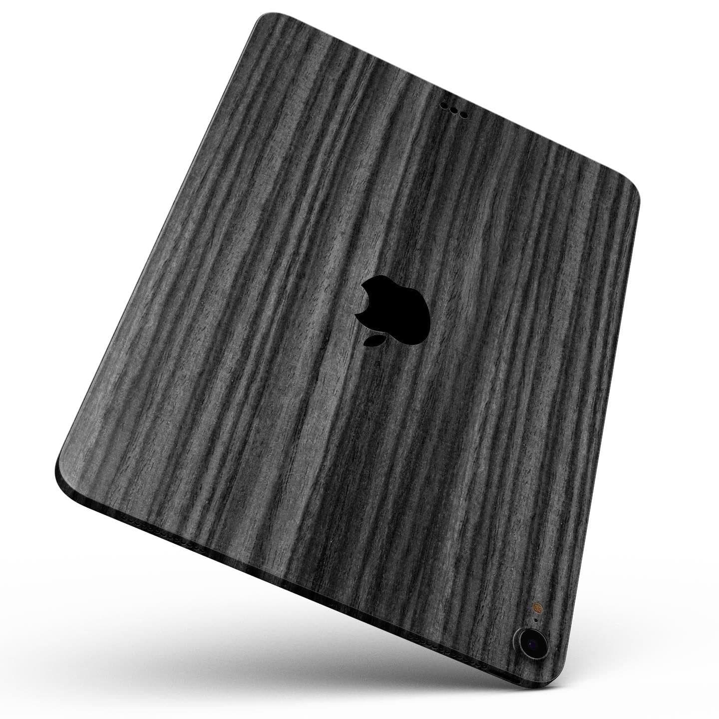 image-Dark Ebony Woodgrain - Full Body Skin Decal for the Apple iPad Pro