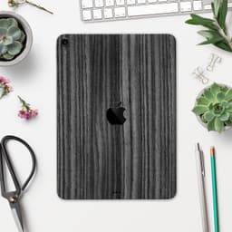 image-Dark Ebony Woodgrain - Full Body Skin Decal for the Apple iPad Pro