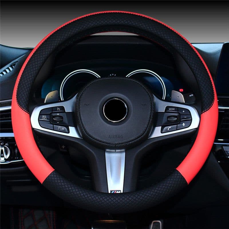image-Car Steering Wheel Cover Non Slip Grip Cover
