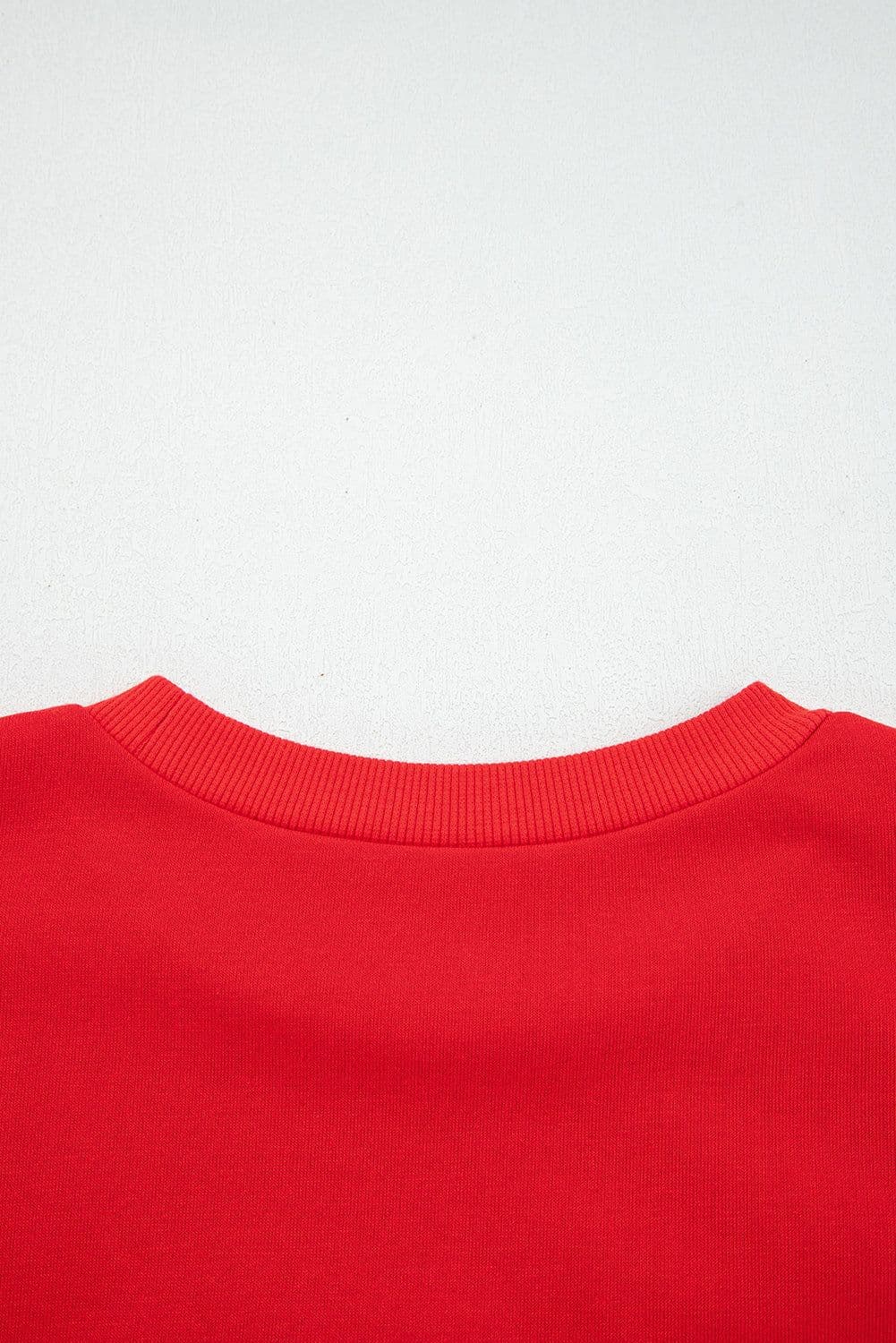 image-How Bout Them Dawgs Embroidered Balloon Sleeve Sweatshirt Red