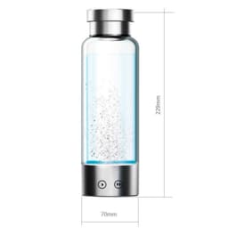 image-Hydrogen Rich Electrolytic Water Cup Negative Ion Generator Portable Intelligent Health Glass