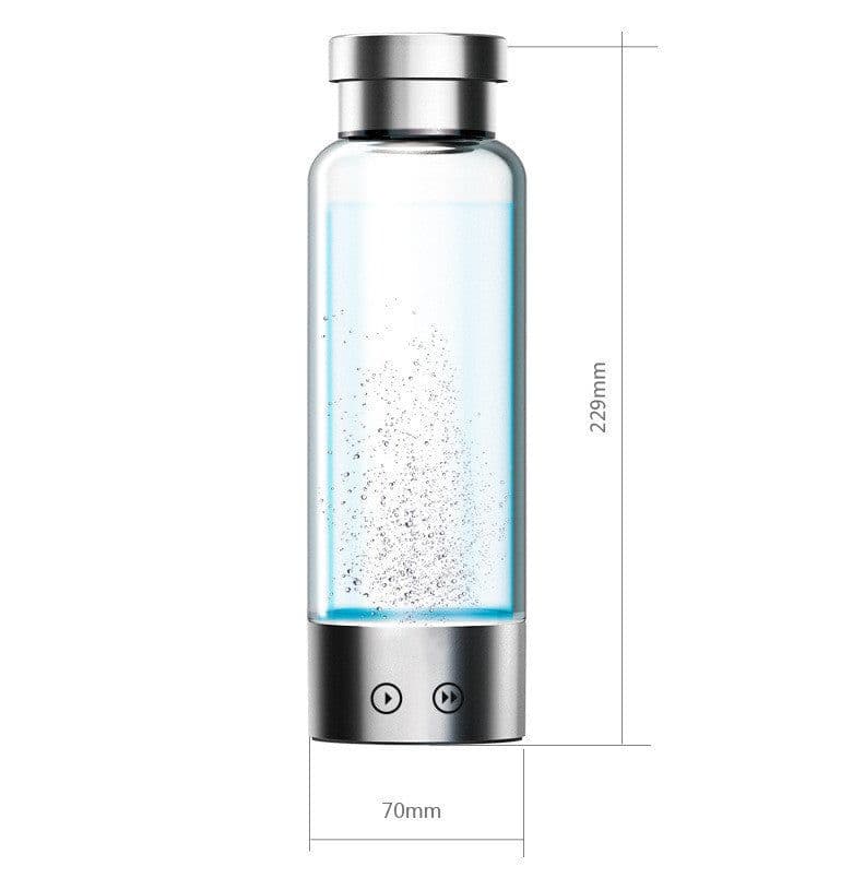 image-Hydrogen Rich Electrolytic Water Cup Negative Ion Generator Portable Intelligent Health Glass